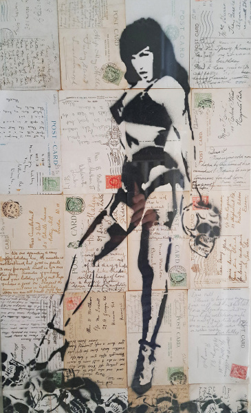 Betty-Page-Post-Card-Collage